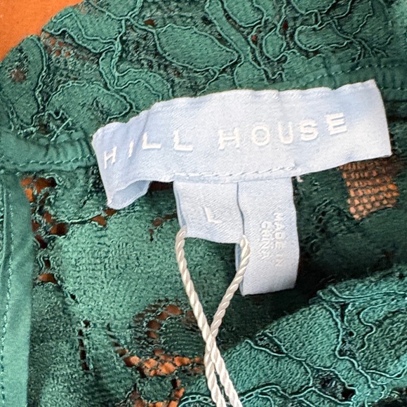 Hill House Emerald Lace Blouse - Picture 2 of 8